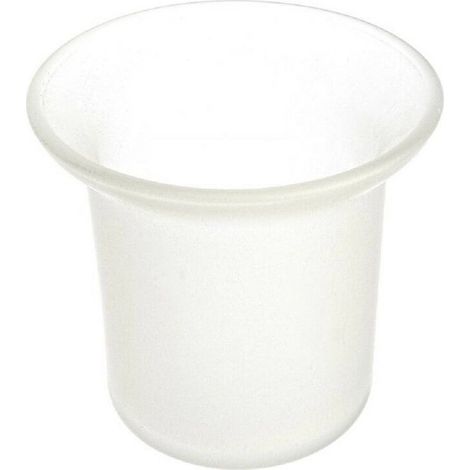 Porte-balai De Remplacement En Verre Dépoli Accessoires De Salle De Bain 52597 (1/2)