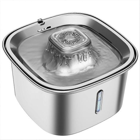 Automatischer Trinkbrunnen für Katzen aus Edelstahl, 3 l (101 oz). (1/5)