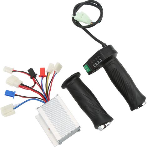 Ensemble de poignées d'accélérateur à commande de vitesse pour moteur à balais, prise en main confortable, 12 V 250 W (1/5)