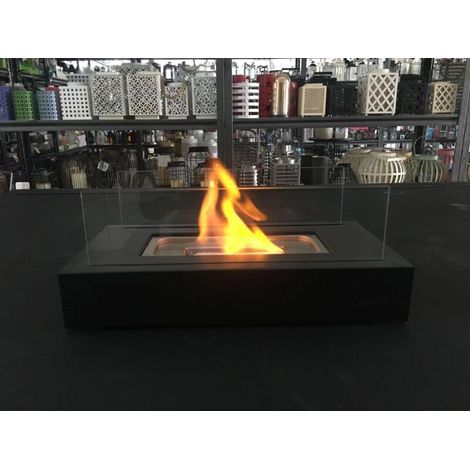 Portable Cheminée de Table,Cheminée au Bioéthanol avec Brûleur en Acier Inoxydable,ne Combustion Plus Longu,pour Intérieur et Extérieur,Idéal pour Balcon,Terrasse,Appartement,Jardin