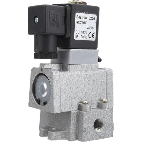 Pneumatisches Magnetventil, 2 Positionen, 3-Wege-Wechselrichter, G1/8 Zoll, K23JD‑6AC220V