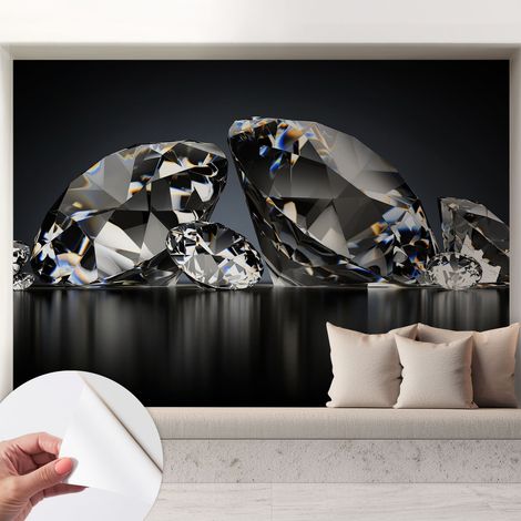 Papier peint autocollant adhésif avec imprimé motifs uniques apparence moderne Beauté cristalline 208x146 cm (1/5)