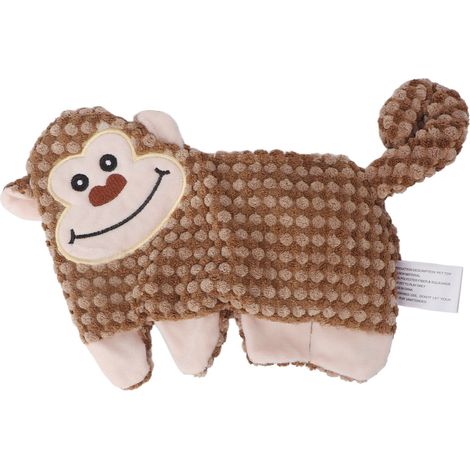 Peluche couineuse pour chien, jouet à mâcher sans danger pour les molaires, soulage l'anxiété et favorise le nettoyage dentaire. Convient à la plupart des chiens. (1/5)