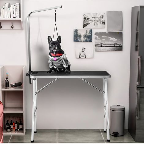 Tavolo toelettatura cani pieghevole in acciaio OKMYHOME (1/5)