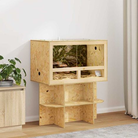 Terrarium Braun 80 x 50 x 50 cm OSB