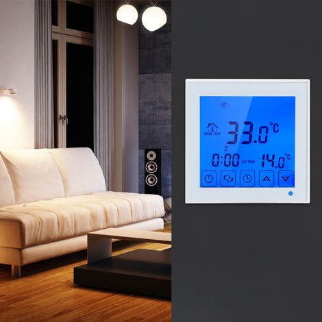 Thermostat für elektrische Fußbodenheizung im Haushalt, Temperaturregler, Thermoregler 200240V (1/5)