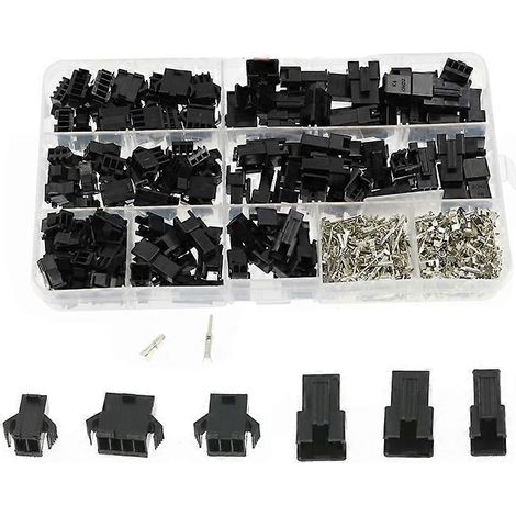 Connecteur mâle/femelle SM2.54 de 2,54 mm, 2/3/4 broches, lot de 480. (1/5)