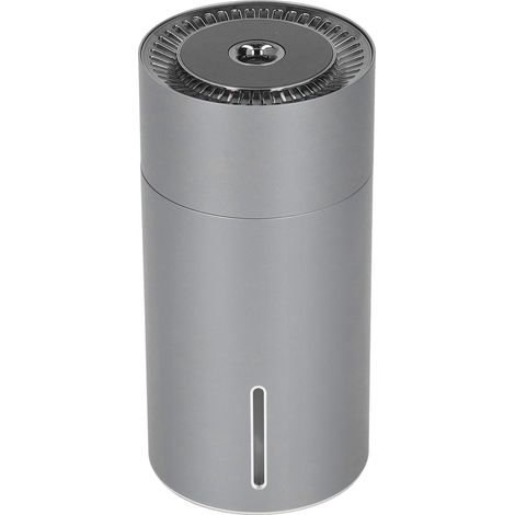 Humidificateur USB à 3 vitesses, silencieux et automatique, mini diffuseur de parfum portable pour voiture, 260 ml, gris (1/5)