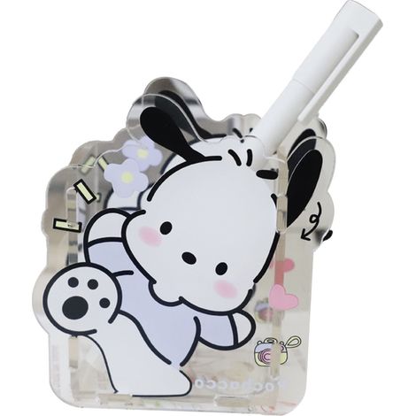 Transparenter Stiftehalter aus Acryl, niedliches Design, praktisch zur Aufbewahrung, Schreibtisch-Organizer, Stiftehalter, 1 Stück, für Zuhause (1/5)