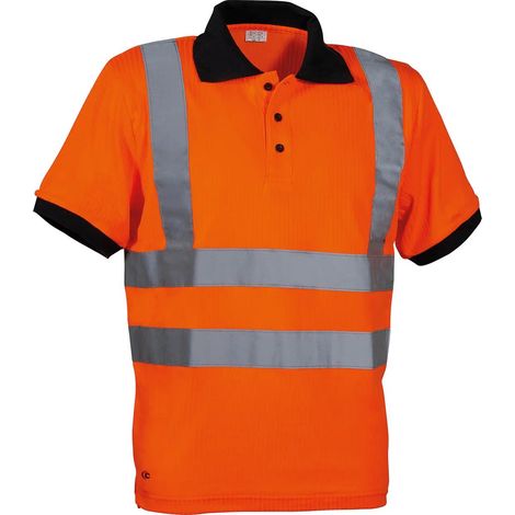 Cofra PSLAM Polo Da Lavoro Spotlight Arancio M