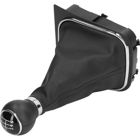 Kit de soufflet de pommeau de levier de vitesses manuel 6 rapports, accessoire auto de remplacement pour Audi A5 2005-2010, capuchon noir (1/5)