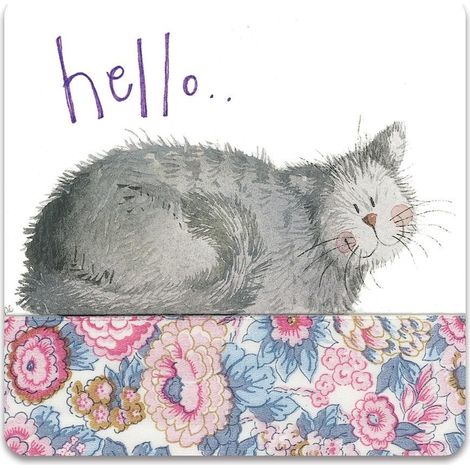 Hola, posavasos de gato.