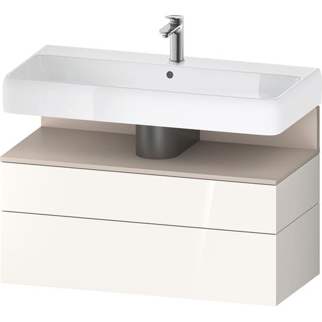 Duravit Collection One Meuble sous-lavabo, 1 tiroir et 1 tiroir, (1/2)