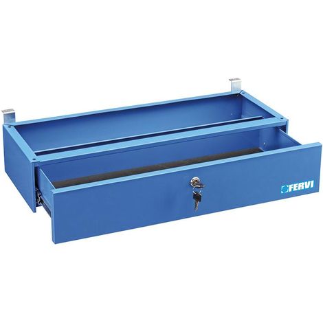 Stahlschublade mit Schloss fur Werkbank Fervi b017/c