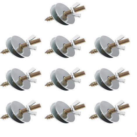10 pièces (M660) Vis de fixation pour perchoirs à perroquets, kits de vis métalliques pour cages à oiseaux ( ) (1/5)