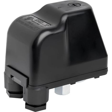 Aquasystem – Pressostat surpresseur 230V – 1 à 12 bars – 1 sortie – Compatible réservoirs à vessie et diaphragme – Commande automatique de pompe