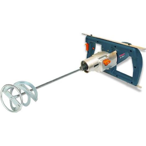 Mezcladora eléctrica Rebir EM-1450E-2 1450W, herramienta profesional, ideal para mezclar mortero, adhesivos y pintura, 2 velocidades, motor potente, diseño ergonómico y resistente.