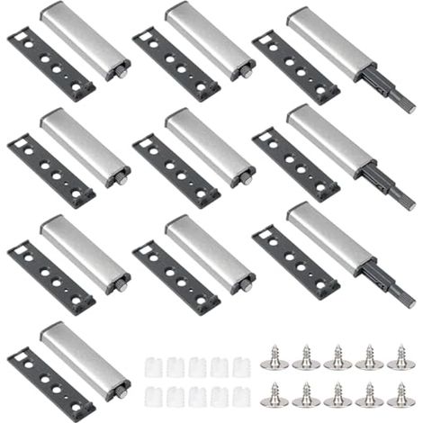 10PCS Push to Open Magnétique, Loquet Porte Placard avec Amortisseur (1/5)