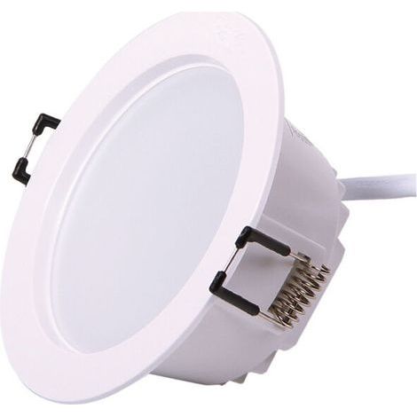 7W Spot Encastrable LED, IP44 étanche LED Plafonnier,Downlight Spot de Plafond, Non Dimmable Plafonnier Rond Pour Salle de Bain, Cuisine, Lot de 3(Blanc Neutre 4000k) (1/5)