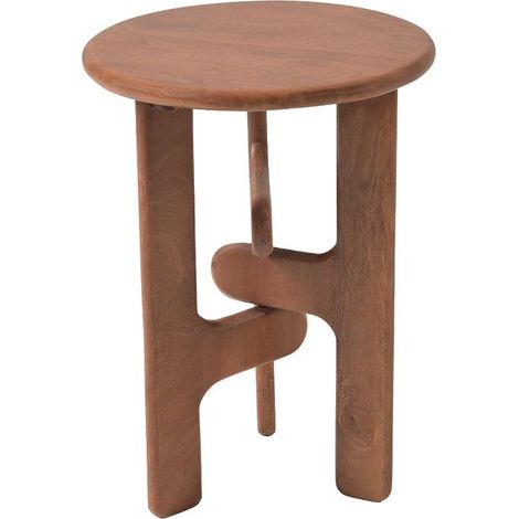 Tabouret en bois de manguier Mylae (1/5)