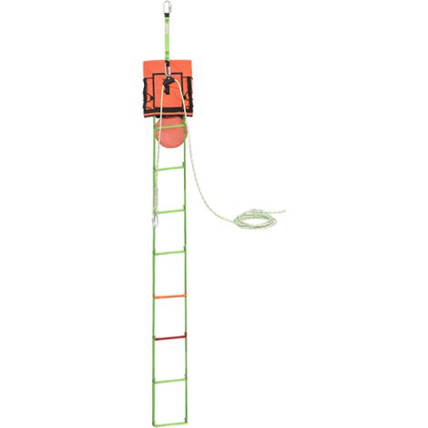 Escalera de rescate kratos safety EVA LAD 2 roja 6 metros (1/3)