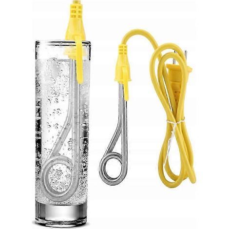 Mini-chauffage en acier inoxydable 600 W 220 V, idéal pour chauffer de l'eau ou du café. (1/5)