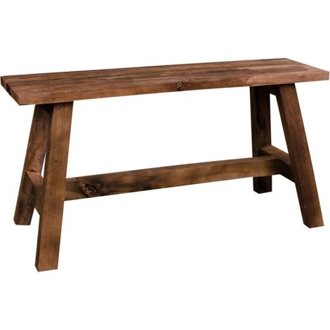 Billy bank 90 cm breit aus teak natur. Fertig montiert.