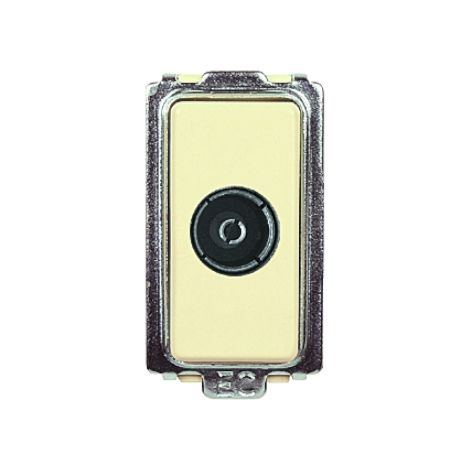 Presa Coassiale Tv Tondo' Connettore Femmina (Elettrocanali Cod. Ecl25481)