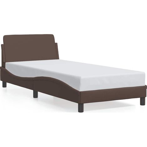 Maison Exclusive - Giroletto Dover Marrone 90x200 cm in Similpelle (1/5)