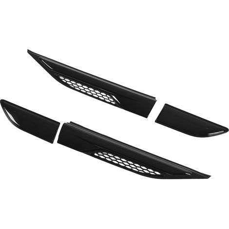 4 pièces de moulure de garniture de porte de grille d'aération d'aile noire brillante LR027321 de remplacement pour Land Rover Range Rover Evoque L538 (1/5)