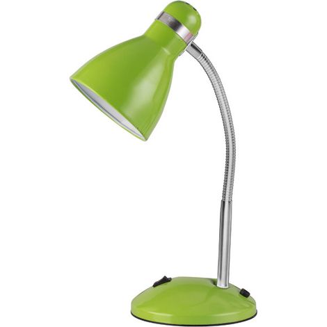 Flexo-Lampe lazulita 1xe27 grün/chrom 38x23x14,5 cm