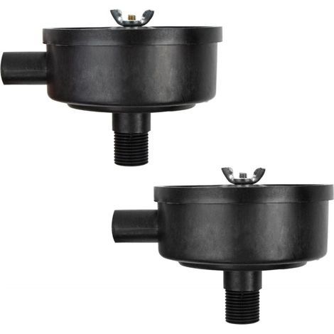 Air Compressor Silencer Filter Accessories, 1/2" 20mm Male Thread Plastic Housing Air Compressor Silencer Filters for Air Compressor Boilers, 2 Pieces (1/5)