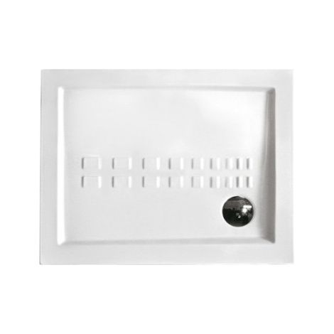Piatto doccia 80x100 h.5,5 in ceramica bianco lucido Ito di (1/5)