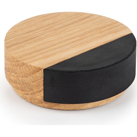 Tope Puerta Suelo Puk Fresno Negro - PUK WOOD - Tope de suelo para puertas de grandes dimensiones (1/5)