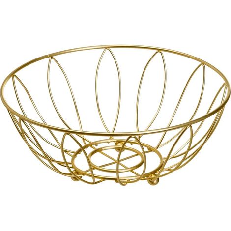 Piatto in metallo dorato 26x11 cm (1/5)