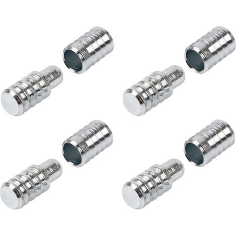 Set di 4 perni guida per prolunga del tavolo – Acciaio inossidabile – Lunghezza 50 mm – Per riparazioni di mobili (1/2)