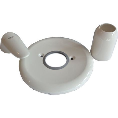Ricambio rosone piastra esterna completa di maniglia 19549L00 Grohe
