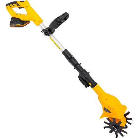 Senderpick – Motobineuse électrique 20V sans fil – Autonomie 60 min – Batterie 2000 mAh – Vitesse 250 tr/min – Pour labourage et désherbage
