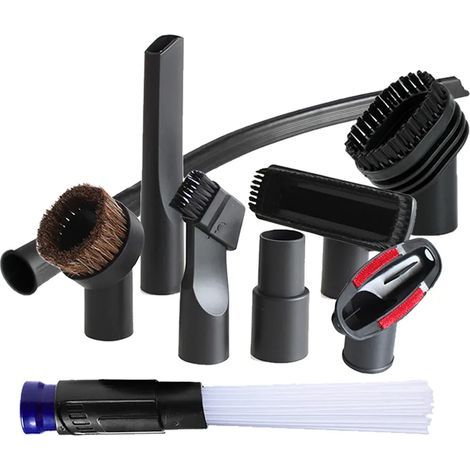 Embout universel pour aspirateur, brosse d'aspiration compatible avec les embouts de 32 mm, 35 mm, 1 1/4 pouce et 1 3/8 pouce. Accessoire idéal pour les recoins, notamment pour les lits et les canapés (1/5)