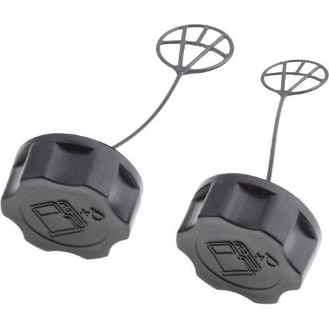 Fuel Tank Caps, Gasoline Caps for Lawn Mowers and Brushcutters, 2pcs (1/4)