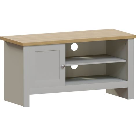 Arlington 1 Door TV Unit Cabinet Stand Storage Unit, Grey