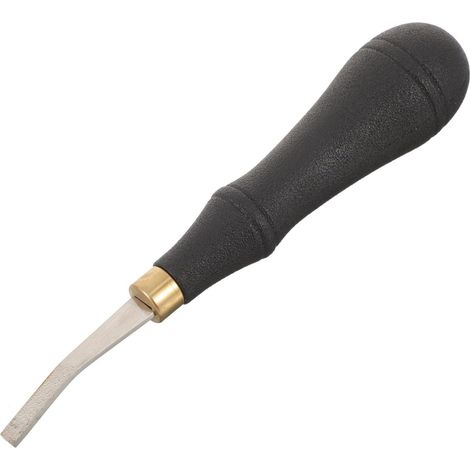 Lime en Acier Inoxydable pour Cuir avec Manche, Outil Polyvalent de Meulage et Polissage, Lame Carrée Solide pour Travail Précis du Cuir (1/5)