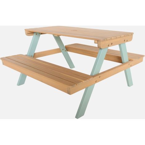 Tavolo da picnic in legno per bambini,  4 posti