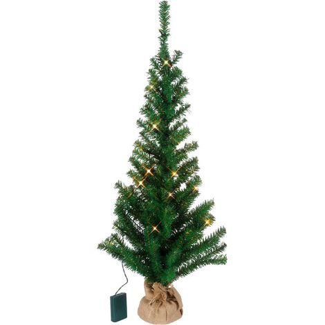 Tannenbaum im Jutesack