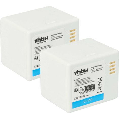 vhbw 2x Akku kompatibel mit Netgear / Arlo VMA4400-100NAS, VM4030P, VMA4400, Pro, VM4030, Pro 2 Knopfkamera, getarnte Kamera (2200 mAh, 7,2 V, Li-Ion) (1/5)