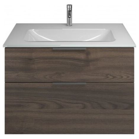 burgbad Eqio lavabo en verre avec meuble sous-lavabo, largeur 920 (1/2)