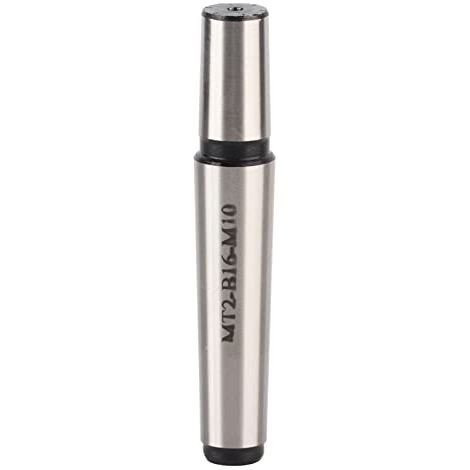 Adaptateur D'arbre de Mandrin de Perceuse MT2-B16-M10, Mandrin de Perceuse à Cône Morse pour Tour à Cône Morse, Accessoires de Tour en Acier au Carbone (1/5)