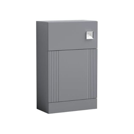 Nuie Deco Back to Wall WC Unit 500mm Wide - Satin Grey