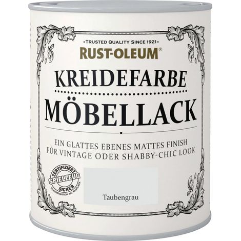 Rust-Oleum Kreidefarbe Möbellack 750 ml taubengrau Innen