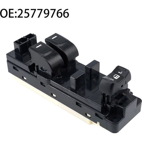 Interrupteur de lève-vitre électrique automobile 25779766, compatible avec les Chevrolet Colorado 2004-2012, commande la montée et la descente des vitres électriques, facile à utiliser. (1/4)
